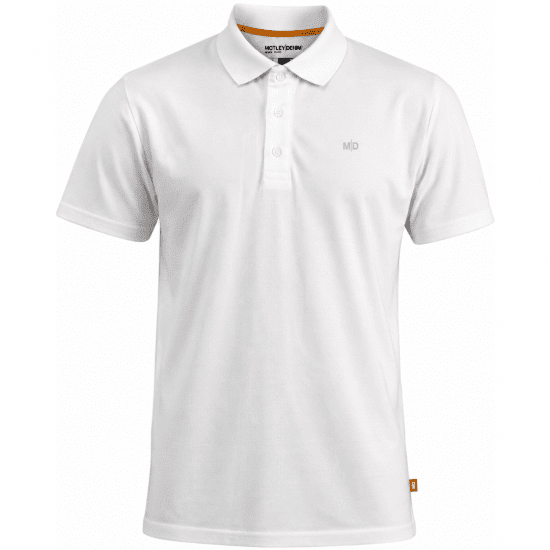 Motley Denim Bratislava Polo White - Polokošele - Polokošele 2XL-8XL