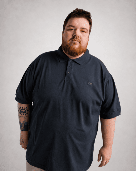Motley Denim Bratislava Polo Dark Indigo - Polokošele - Polokošele 2XL-8XL