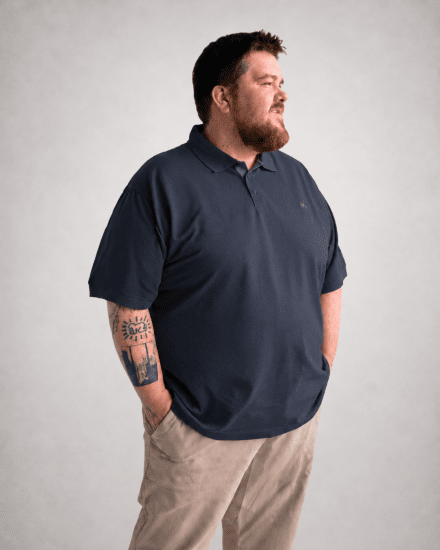 Motley Denim Bratislava Polo Dark Indigo - Polokošele - Polokošele 2XL-8XL