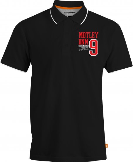 Motley Denim Brighton Polo Black - Polokošele - Polokošele 2XL-8XL