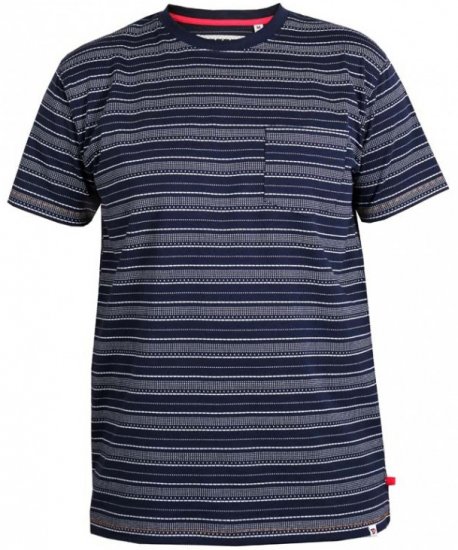 D555 Caspian T-shirt Navy - Tričká - Nadrozmerné tričká - 2XL-14XL