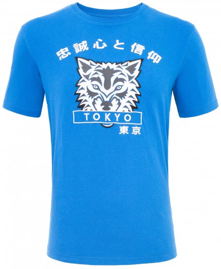 Loyalty & Faith Cracker T-shirt Blue - Tričká - Nadrozmerné tričká - 2XL-14XL