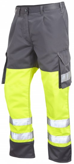 Leo Bideford Cargo Pants Hi-Vis Yellow/Grey - Pracovné odevy - Pracovné Odevy 3XL-6XL