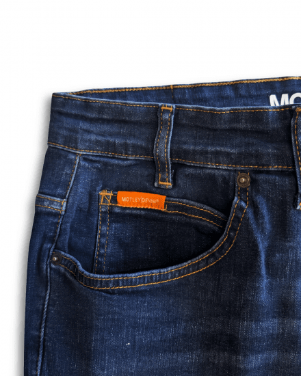 Motley Denim Soho 5-Pocket Jeans Dark Wash - Džínsy & nohavice - Džínsy a Nohavice - W40-W70