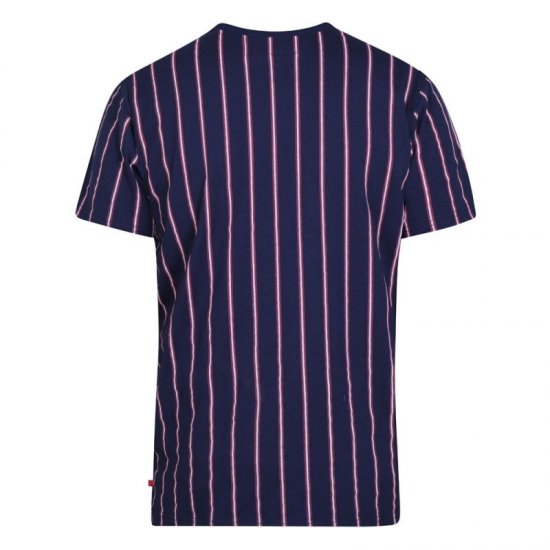 D555 Davis T-shirt Navy - Tričká - Nadrozmerné tričká - 2XL-14XL