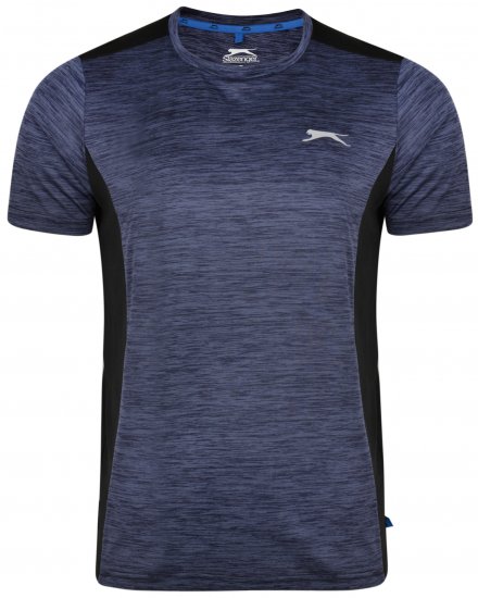 Slazenger Drew T-shirt Navy - Tričká - Nadrozmerné tričká - 2XL-14XL