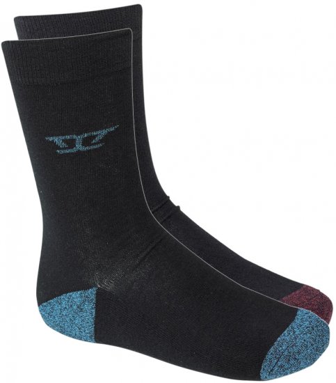 D555 Eden Cotton Rich Cushioned Sole Socks 2-Pack - Spodná bielizeň - Spodné Prádlo 2XL-8XL