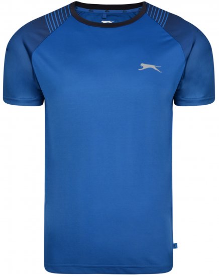 Slazenger Eli T-shirt Blue - Tričká - Nadrozmerné tričká - 2XL-14XL