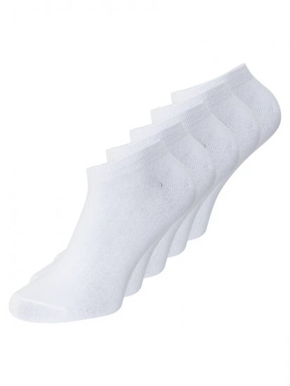 Jack & Jones Dongo Ponožky Biela 5-pack - Spodná bielizeň - Spodné Prádlo 2XL-8XL
