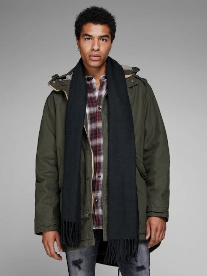 Jack & Jones Solid Šál Čierna - Šály - 