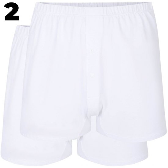 Espionage U001W boxerky balenie po 2 biela - Spodná bielizeň - Spodné Prádlo 2XL-8XL