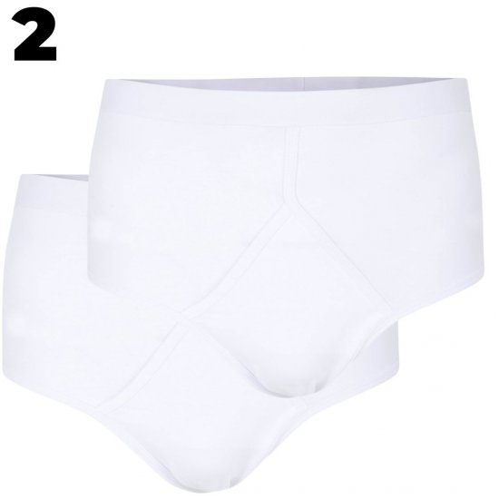 Espionage U003W slipy balenie po 2 biela - Spodná bielizeň - Spodné Prádlo 2XL-8XL
