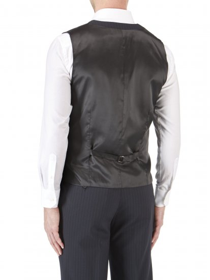 Skopes Darwin Waistcoat Black stripe - Obleky - Obleky 2XL-8XL