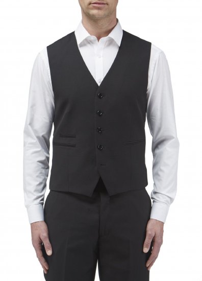 Skopes Madrid Waistcoat Black - Obleky - Obleky 2XL-8XL