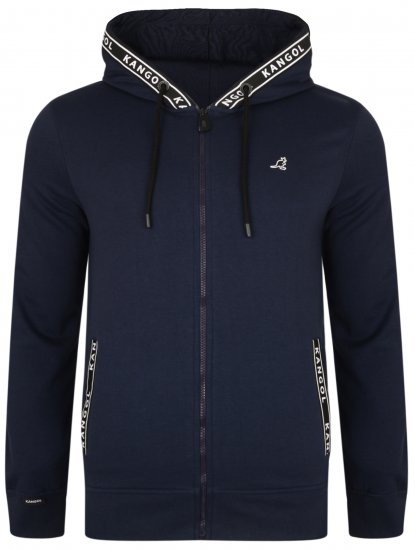 Kangol Foray Hoodie Navy - Mikiny & mikiny bez kapucne - Mikiny & Mikiny s Kapucňou 2XL-12XL