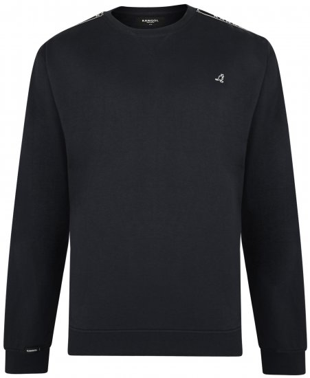Kangol Foray Sweatshirt Black - Mikiny & mikiny bez kapucne - Mikiny & Mikiny s Kapucňou 2XL-12XL