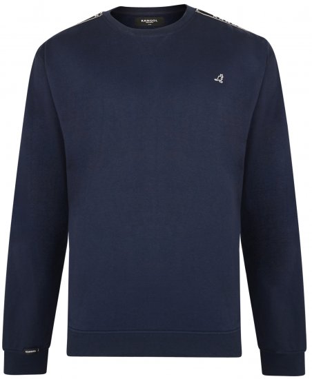 Kangol Foray Sweatshirt Navy - Mikiny & mikiny bez kapucne - Mikiny & Mikiny s Kapucňou 2XL-12XL