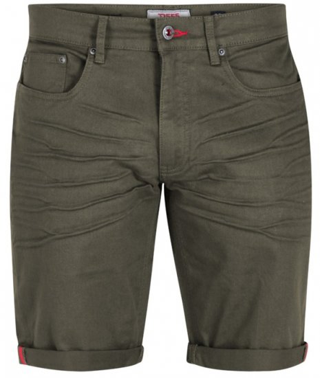 D555 Gilbert Stretch Shorts Khaki - Šortky - Šortky W40-W60