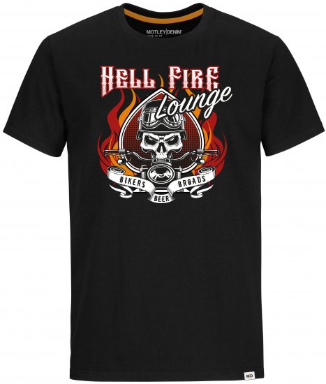 Motley Denim T-shirt Grand Black - Tričká - Nadrozmerné tričká - 2XL-14XL