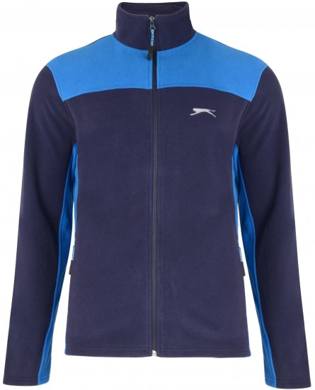 Slazenger Haines Microfleece Navy - Mikiny & mikiny bez kapucne - Mikiny & Mikiny s Kapucňou 2XL-12XL