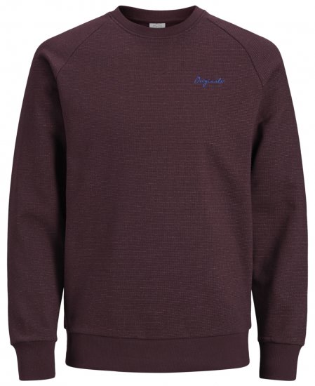 Jack & Jones Hide Sweatshirt Port Royal - Mikiny & mikiny bez kapucne - Mikiny & Mikiny s Kapucňou 2XL-12XL