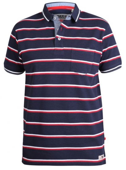 D555 Holmes Polo Navy - Polokošele - Polokošele 2XL-8XL
