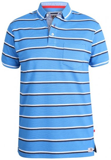 D555 Holmes Polo Blue - Polokošele - Polokošele 2XL-8XL