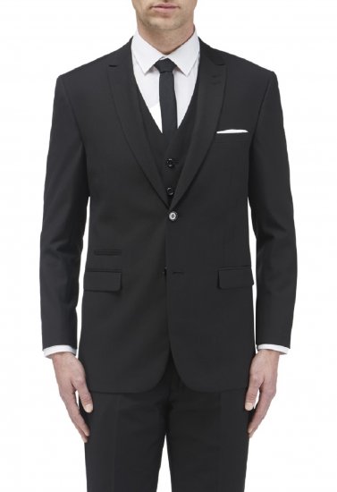 Skopes Madrid Suit jacket Black - Obleky - Obleky 2XL-8XL