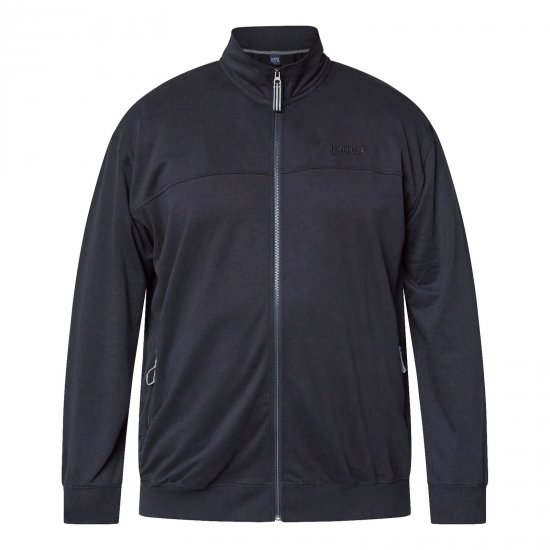 North Latitude Sweat Cardigan Čierna - TALL mikiny - TALL mikiny pre vysokých mužov