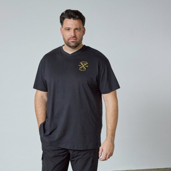 North Latitude Alpine Club T-Shirt Čierna - Tričká - Nadrozmerné tričká - 2XL-14XL