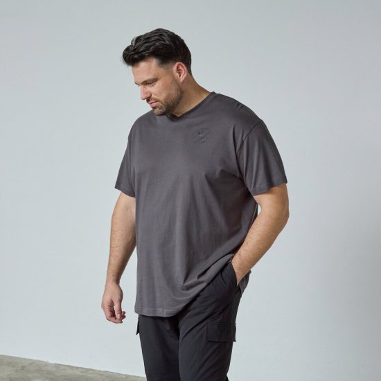 North Latitude Alpine Club T-Shirt Sivá/uhľovo šedá - Tričká - Nadrozmerné tričká - 2XL-14XL