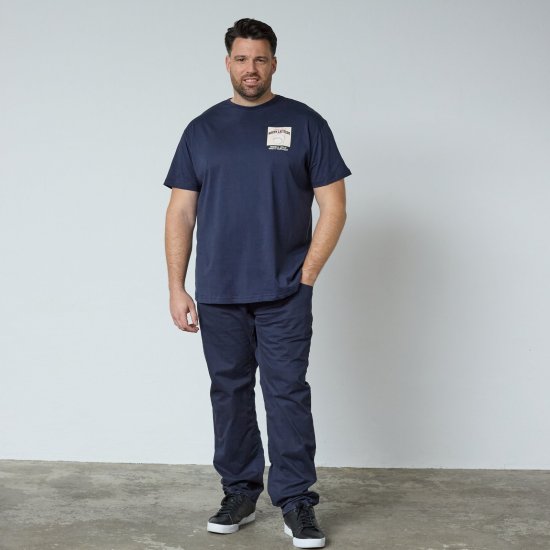 North Latitude T-Shirt With Print Námornícka modrá - TALL tričká - TALL Tričká