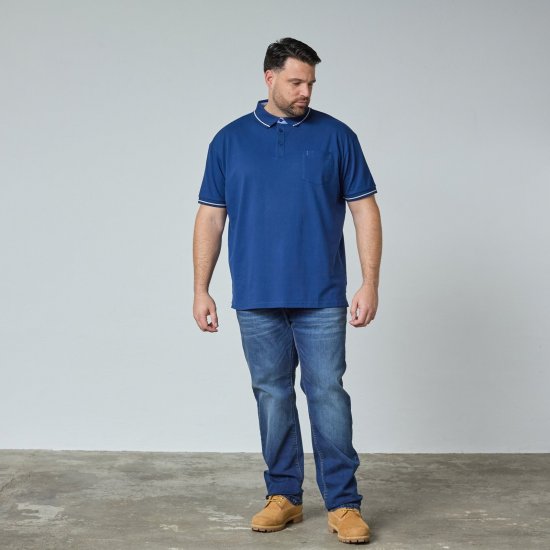 North Latitude Superflex Polo Modrá - TALL polokošele - TALL polo tričká pre vysokých mužov