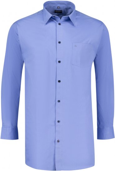 Adamo John Comfort Fit Long Sleeve shirt Medium Blue - Košele - Košele 2XL-10XL