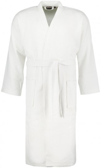 Adamo Jadon Waffelpiqué Bathrobe White - Spodná bielizeň - Spodné Prádlo 2XL-8XL