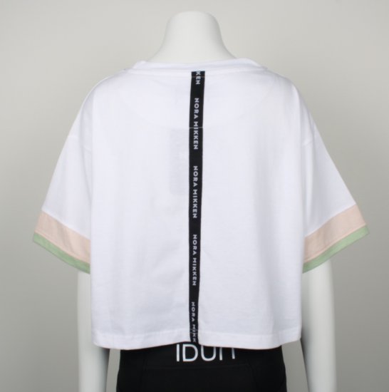 Nora Mikken AGNES Crop Top White - Tričká - 
