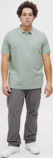 Jack & Jones AUSTIN CLASSIC Polo Iceberg Green - Polokošele - Polokošele 2XL-8XL