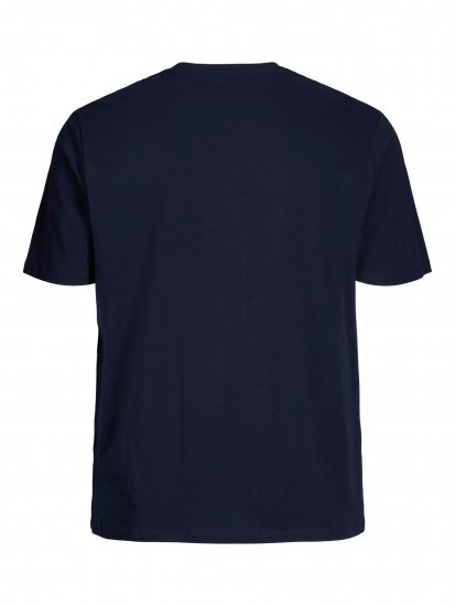 Jack & Jones Logo T-Shirt Navy - Tričká - Nadrozmerné tričká - 2XL-14XL