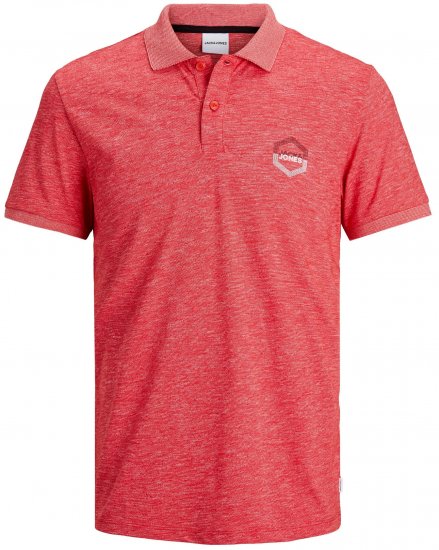 Jack & Jones Delight Polo Red - Polokošele - Polokošele 2XL-8XL
