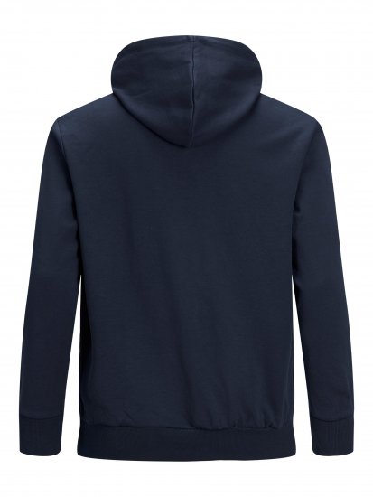 Jack & Jones Basic Sweat Hood Navy Blazer - Mikiny & mikiny bez kapucne - Mikiny & Mikiny s Kapucňou 2XL-12XL