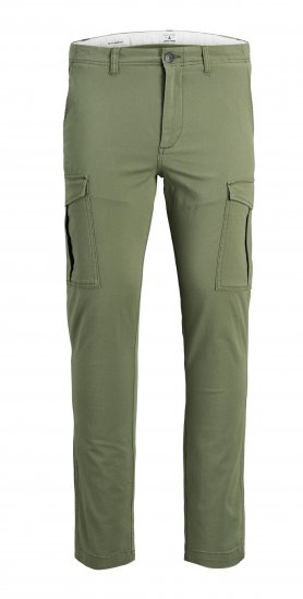 Jack & Jones Marco Chino Pants Dusty Olive - Džínsy & nohavice - Džínsy a Nohavice - W40-W70