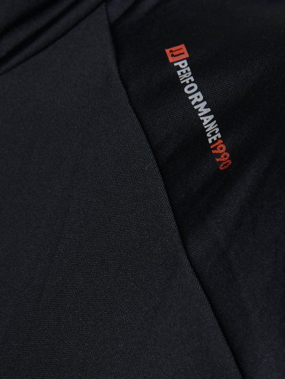 Jack & Jones Running Half Zip Sweat Black - Mikiny & mikiny bez kapucne - Mikiny & Mikiny s Kapucňou 2XL-12XL