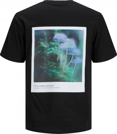 Jack & Jones JCOEDITION BERLIN T-Shirt Black - Tričká - Nadrozmerné tričká - 2XL-14XL
