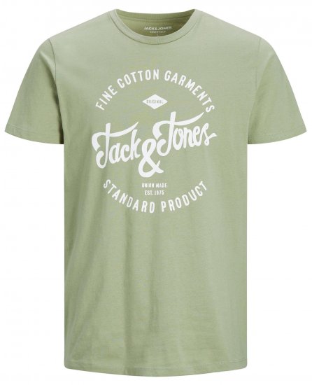Jack & Jones JJERAFA TEE Light Green - Tričká - Nadrozmerné tričká - 2XL-14XL