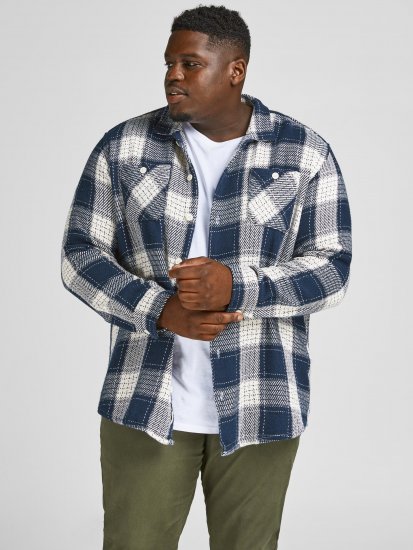 Jack & Jones JORHERITAGE Overshirt - Košele - Košele 2XL-10XL