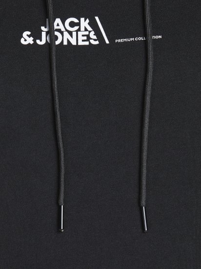 Jack & Jones JPRBLABOOSTER SWEAT Black - Mikiny & mikiny bez kapucne - Mikiny & Mikiny s Kapucňou 2XL-12XL