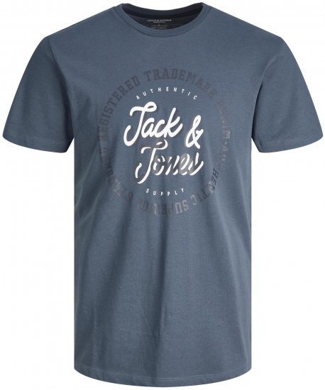 Jack & Jones JJSTAMP TEE Ombre Blue - Tričká - Nadrozmerné tričká - 2XL-14XL