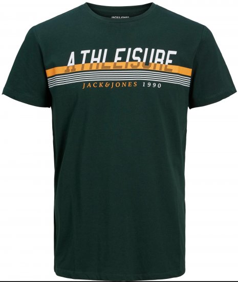 Jack & Jones JJIRON TEE Green - Tričká - Nadrozmerné tričká - 2XL-14XL