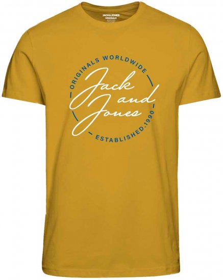 Jack & Jones JORJERRYS TEE Yellow - Tričká - Nadrozmerné tričká - 2XL-14XL
