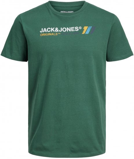 Jack & Jones JORNATE TEE Green - Tričká - Nadrozmerné tričká - 2XL-14XL